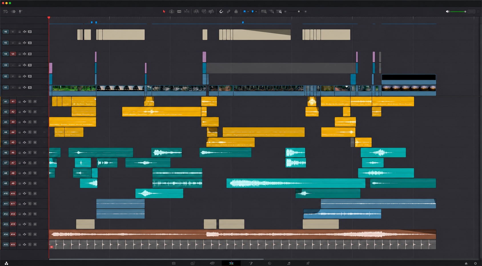 De-identified edit timeline for Current Paid 02