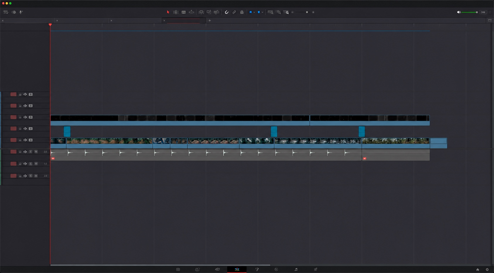 De-identified edit timeline for the Current web hero