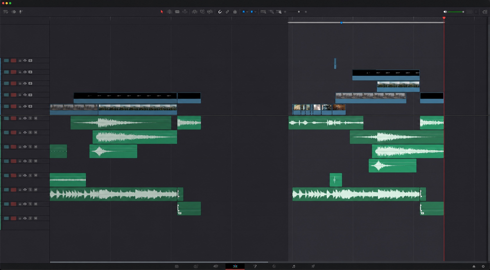 De-identified edit timeline for the Soltera 3 social teaser