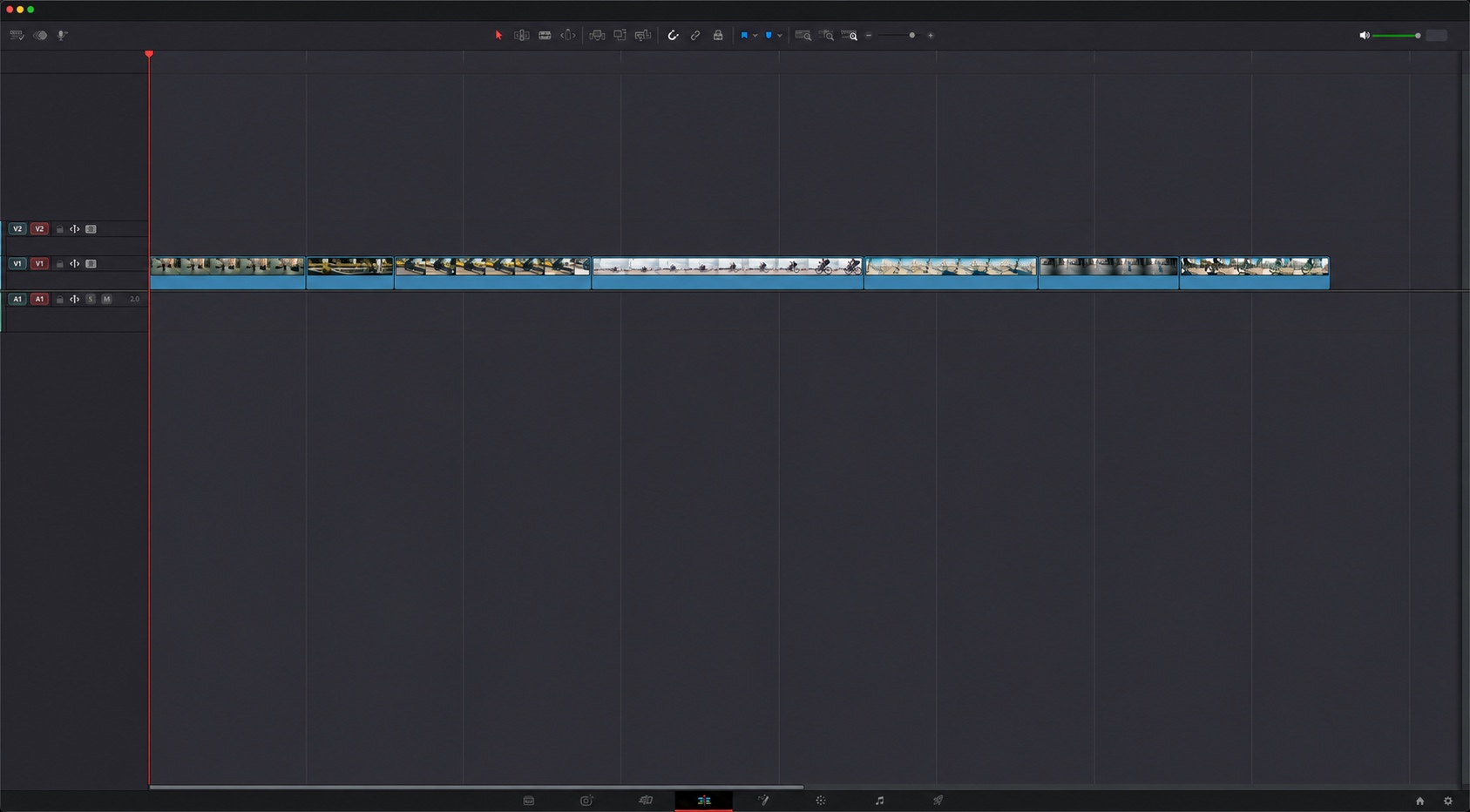 De-identified edit timeline for the Soltera 3 web hero